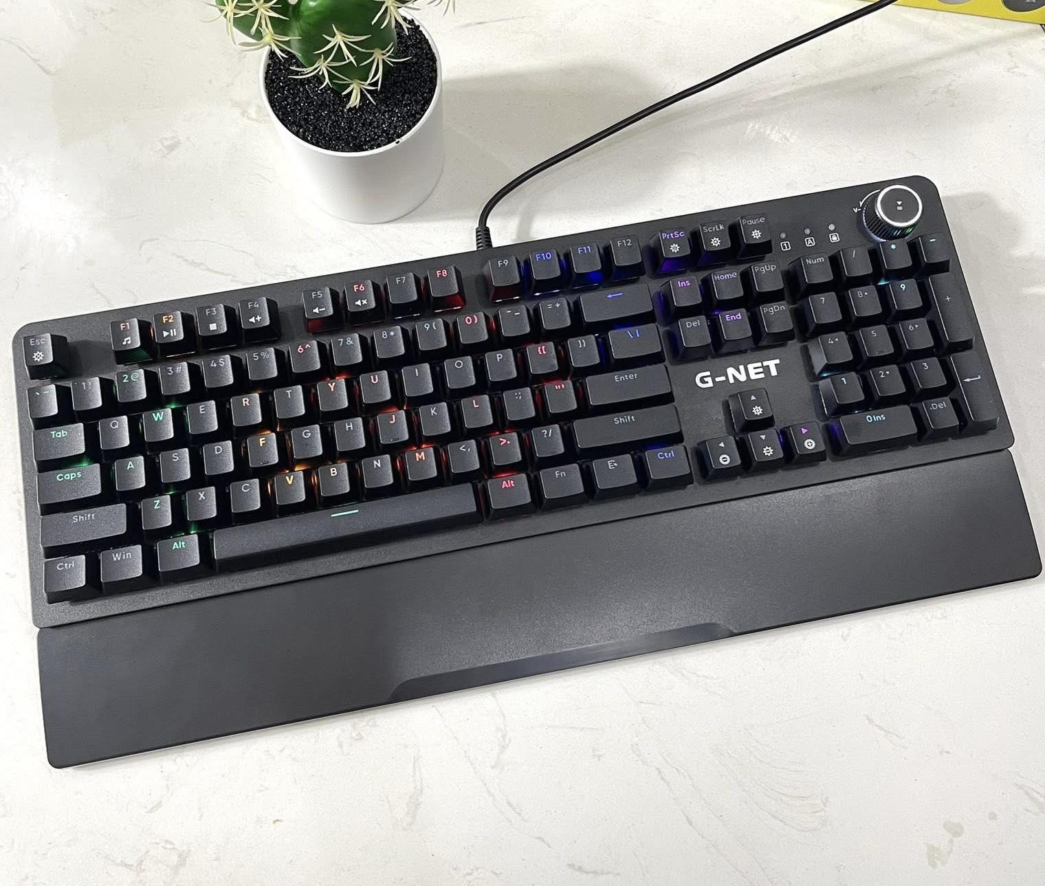 Bàn phím cơ Gaming G-Net GK515 (RGB / Đen)