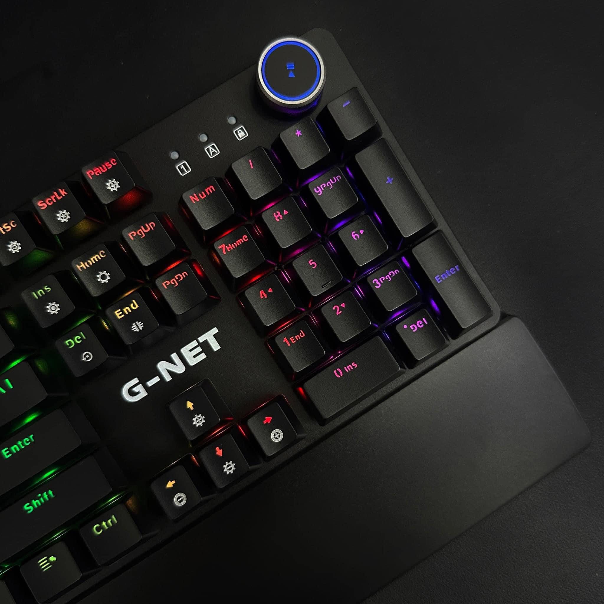 Bàn phím cơ Gaming G-Net GK515 (RGB / Đen)