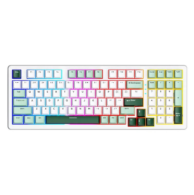 Bàn phím cơ không dây Sorex SK98W - Mix Keycap