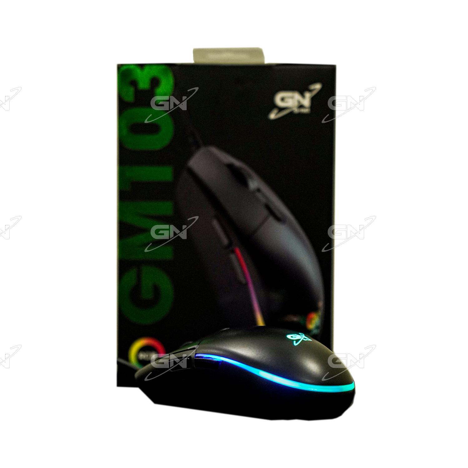 Chuột Gaming GNET GM103 (RGB / Đen)