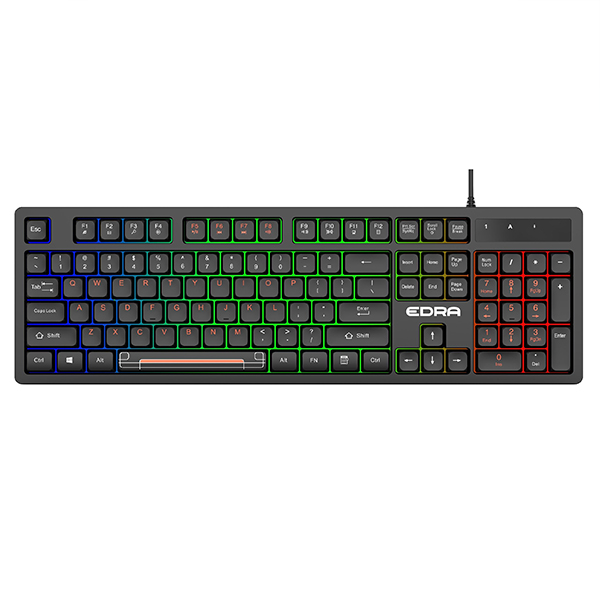 Bàn Phím Gaming Giả Cơ EDRA EK506 (Đen - USB)