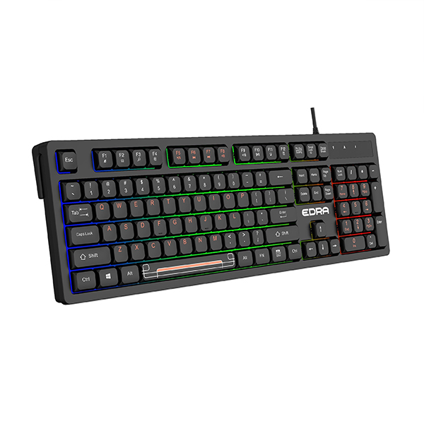 Bàn Phím Gaming Giả Cơ EDRA EK506 (Đen - USB)