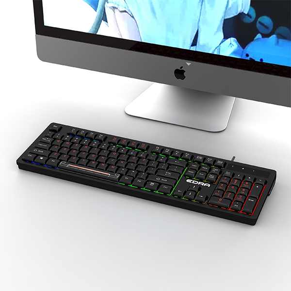 Bàn Phím Gaming Giả Cơ EDRA EK506 (Đen - USB)