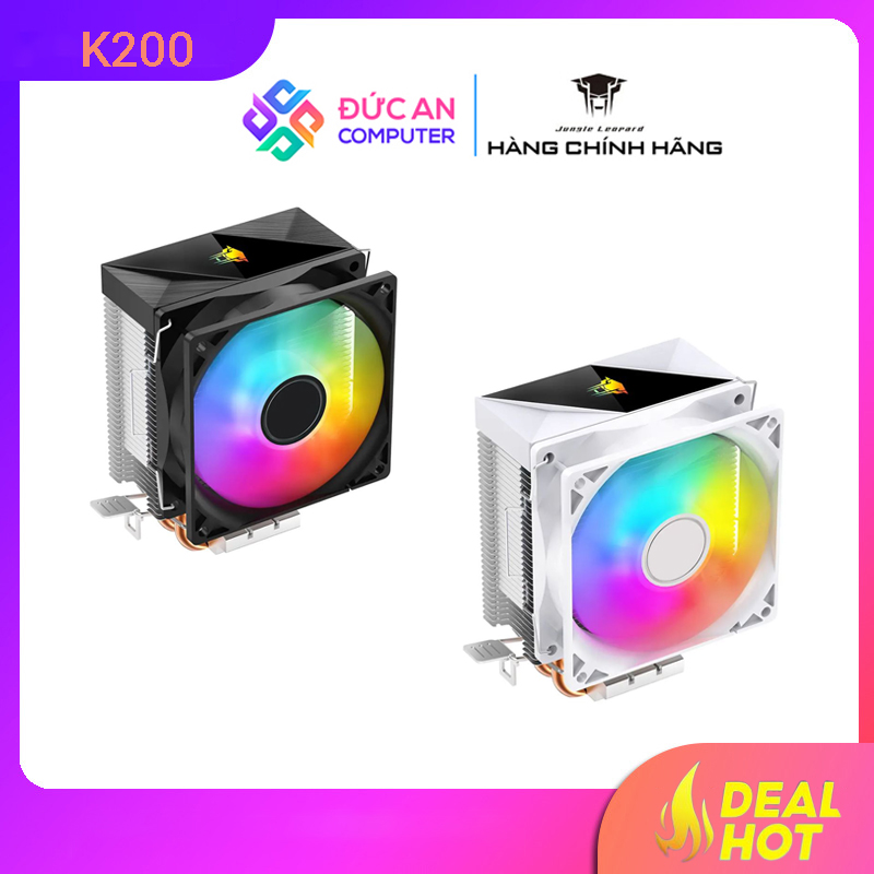 Tản Nhiệt Khí Jungle Leopard K200 Led RGB - Màu Đen / Trắng