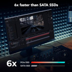 Ổ Cứng SSD LEXAR LNM610 Pro 500GB - M.2 2280 PCIe Gen3 x4 - (LNM610P500G-RNNNG)