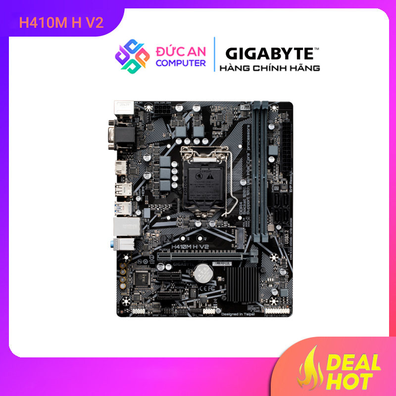 Mainboard GIGABYTE H410M H V2 (Cũ / Có Kèm FE)