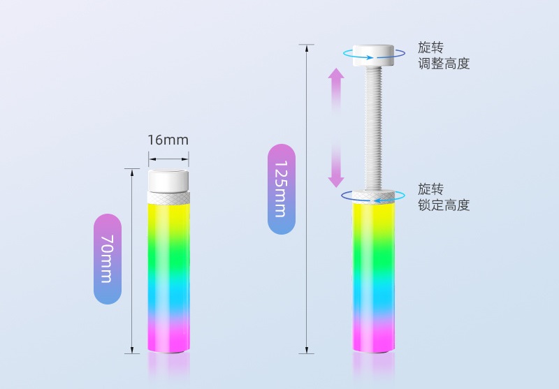 Giá Đỡ VGA Coolmoon GR125 - Led ARGB