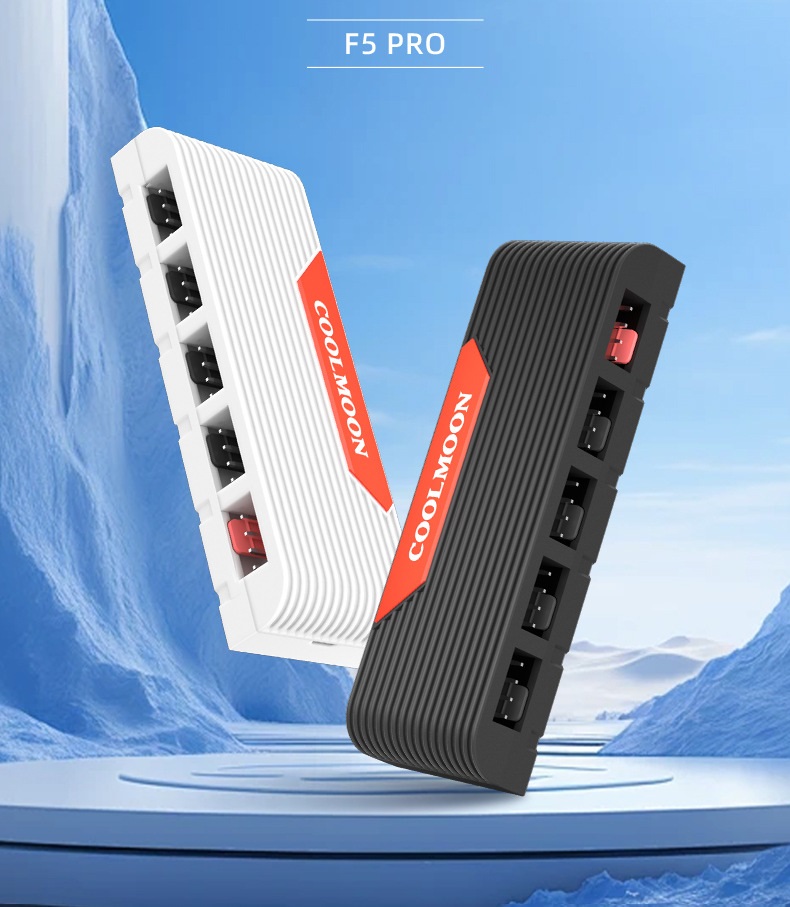Bộ Chia Chân 4 Pin PWM Coolmoon F5 Pro (1 Ra 5)