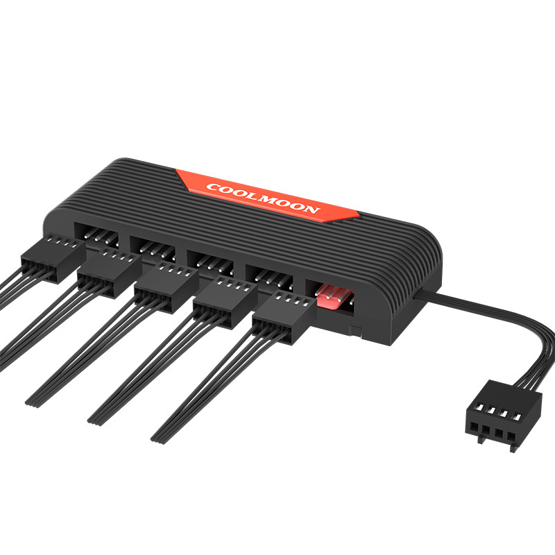 Bộ Chia Chân 4 Pin PWM Coolmoon F5 Pro (1 Ra 5)