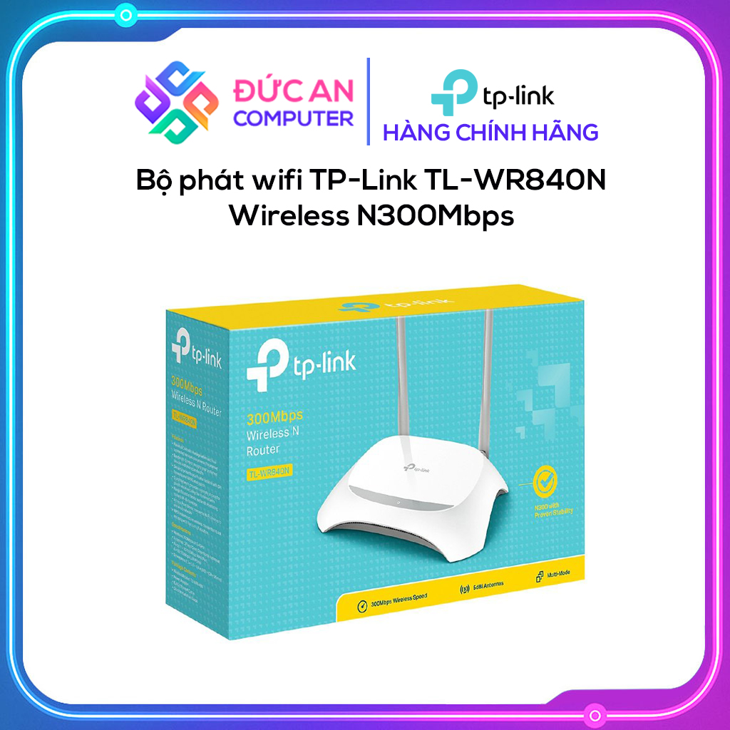 Bộ phát wifi TP-Link TL-WR840N Wireless N300Mbps