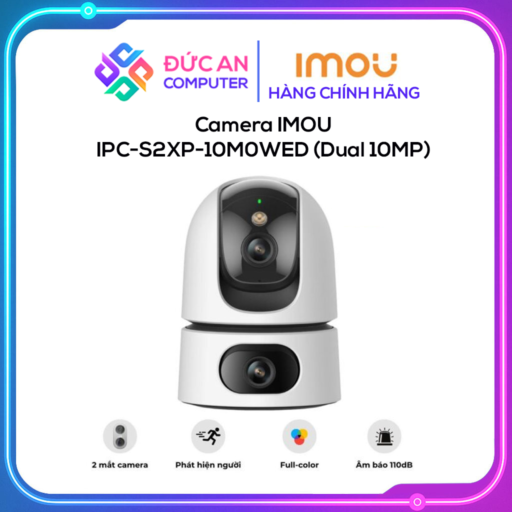 Camera IMOU IPC-S2XP-10M0WED (Ranger Dual 10MP)