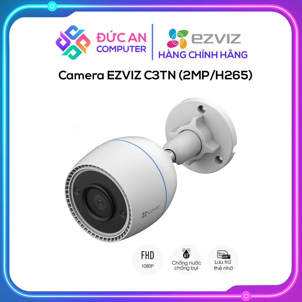Camera Wifi Ezviz C3TN 2MP - Ngoài Trời