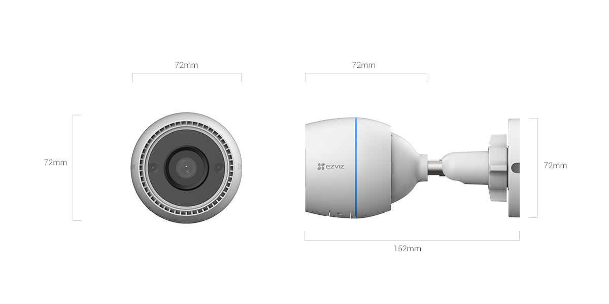 Camera Wifi Ezviz C3TN 2MP - Ngoài Trời