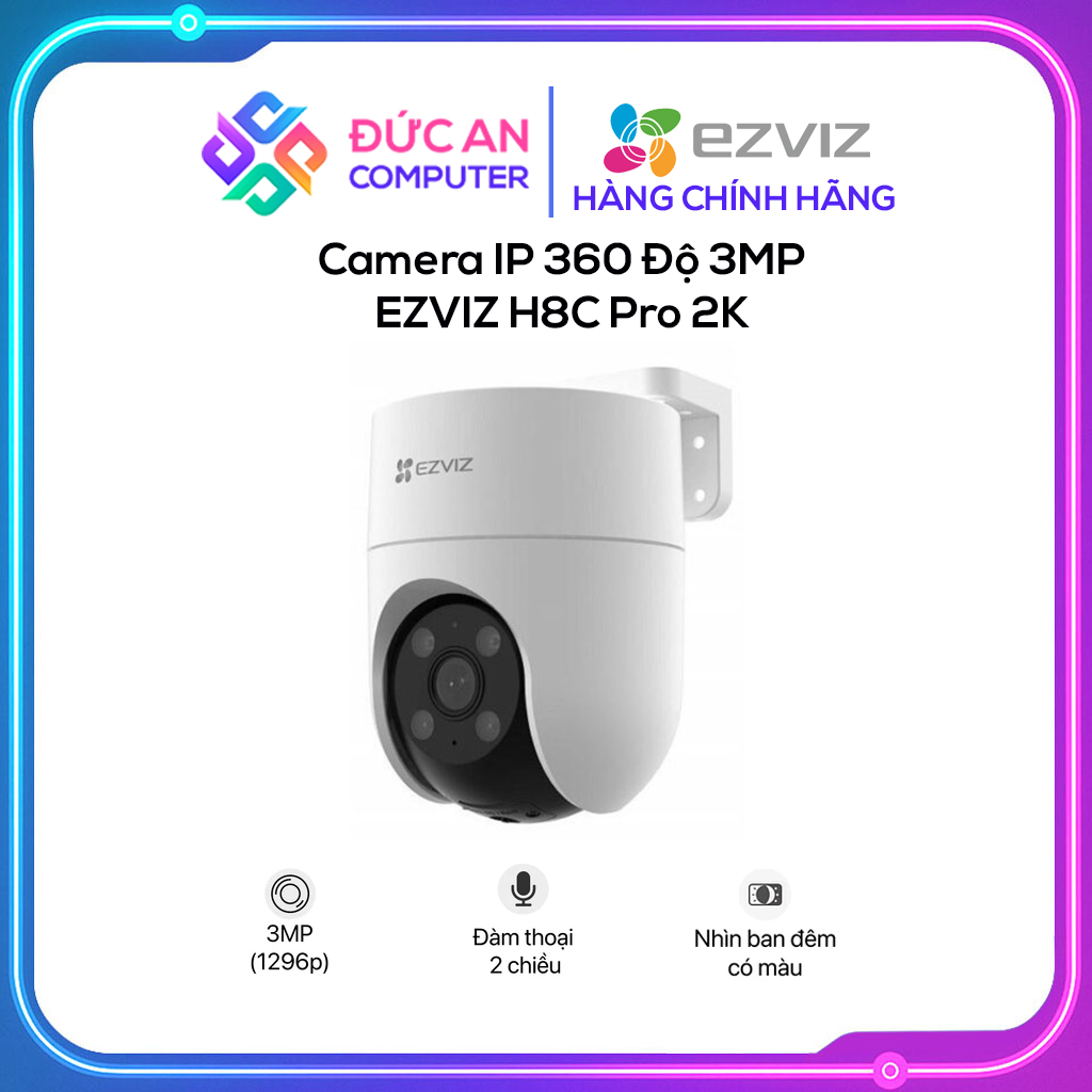 Camera IP 360 Độ 3MP EZVIZ H8C Pro 2K