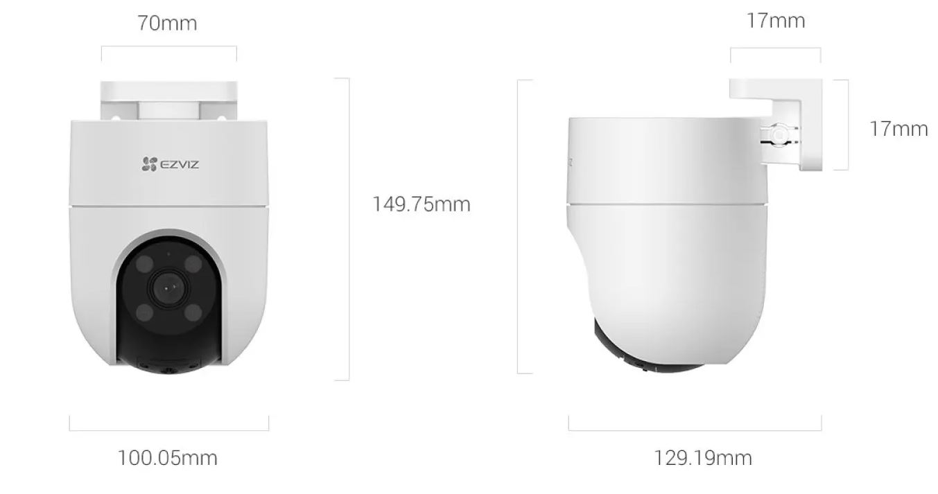 Camera IP 360 Độ 3MP EZVIZ H8C Pro 2K