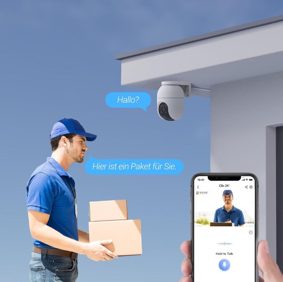 Camera WIFI EZVIZ CS-C8c 2K+ 4MP - Quay Quét 360 Độ