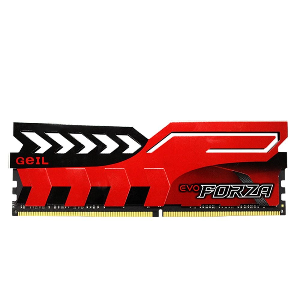 Ram GEIL Forza 8GB DDR4 2400MHz (Màu Vàng / Đỏ) - Cũ