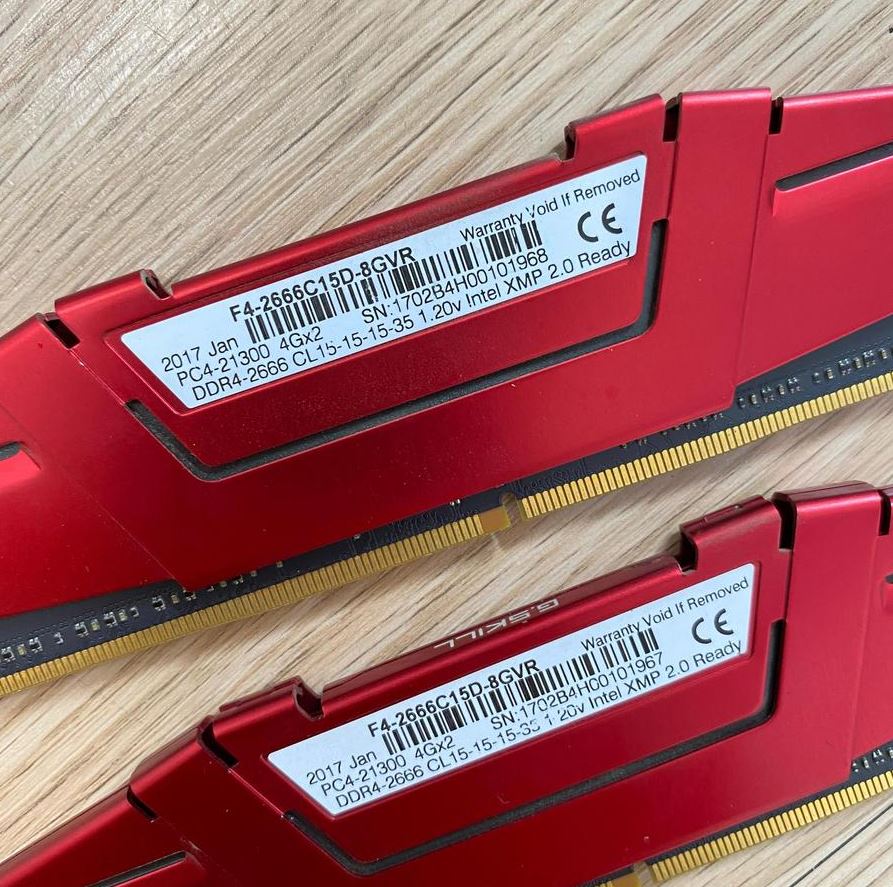Ram Gskill Ripjaws V 16GB DDR4 Bus 2666Mhz - Cũ