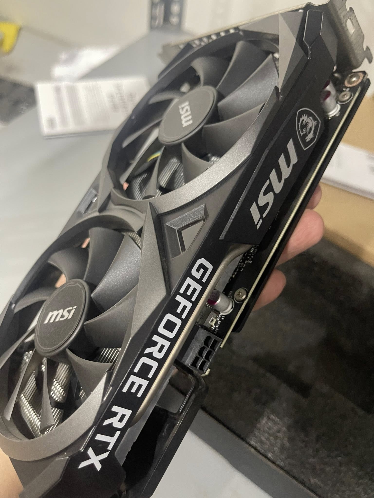Card màn hình MSI RTX 3050 VENTUS 2X XS 8G OC (Cũ / Full Box) - Bảo Hành Hãng 32 Tháng