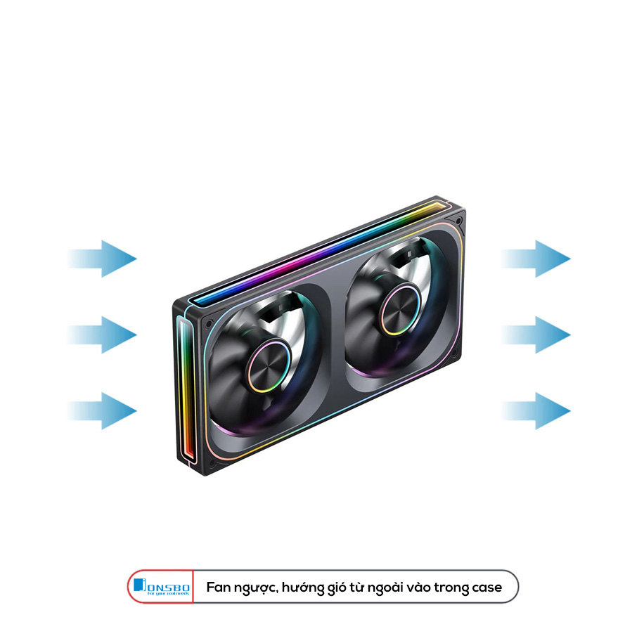 Quạt Tản Nhiệt Jonsbo ZA - 120, ZA - 240, ZA - 360 (Led ARGB)