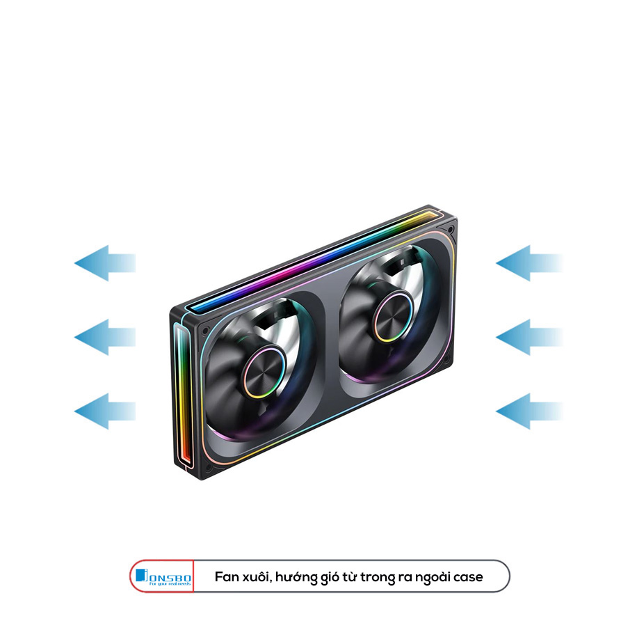 Quạt Tản Nhiệt Jonsbo ZA - 120, ZA - 240, ZA - 360 (Led ARGB)