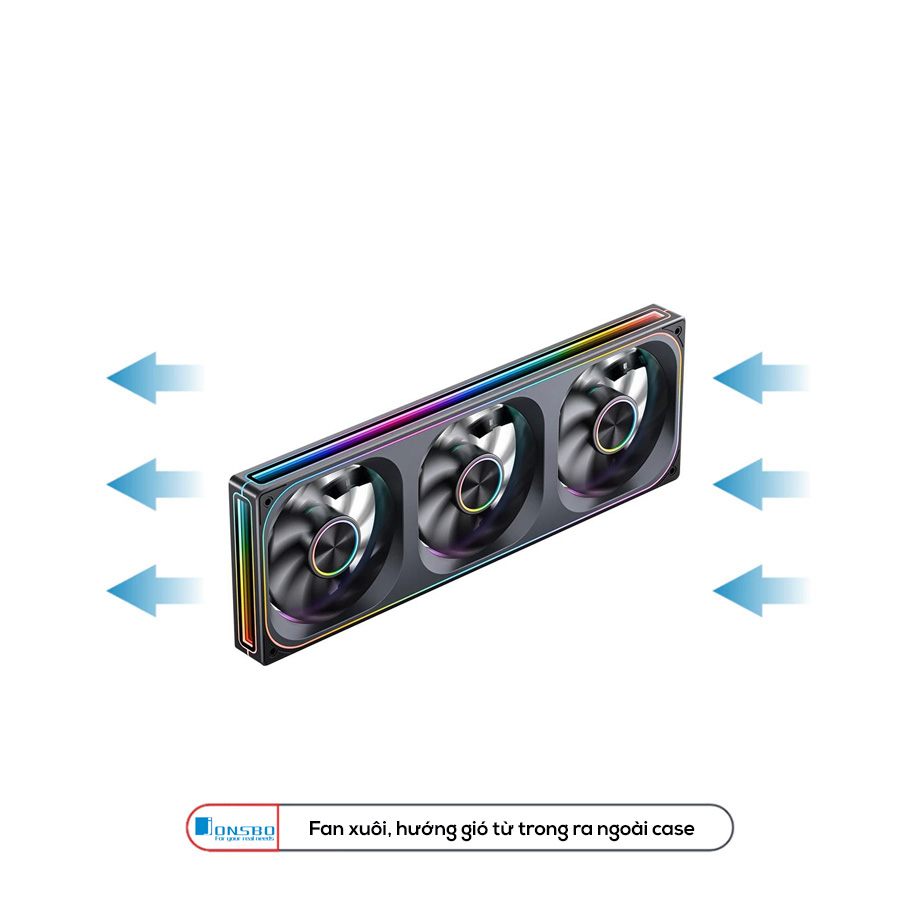 Quạt Tản Nhiệt Jonsbo ZA - 120, ZA - 240, ZA - 360 (Led ARGB)