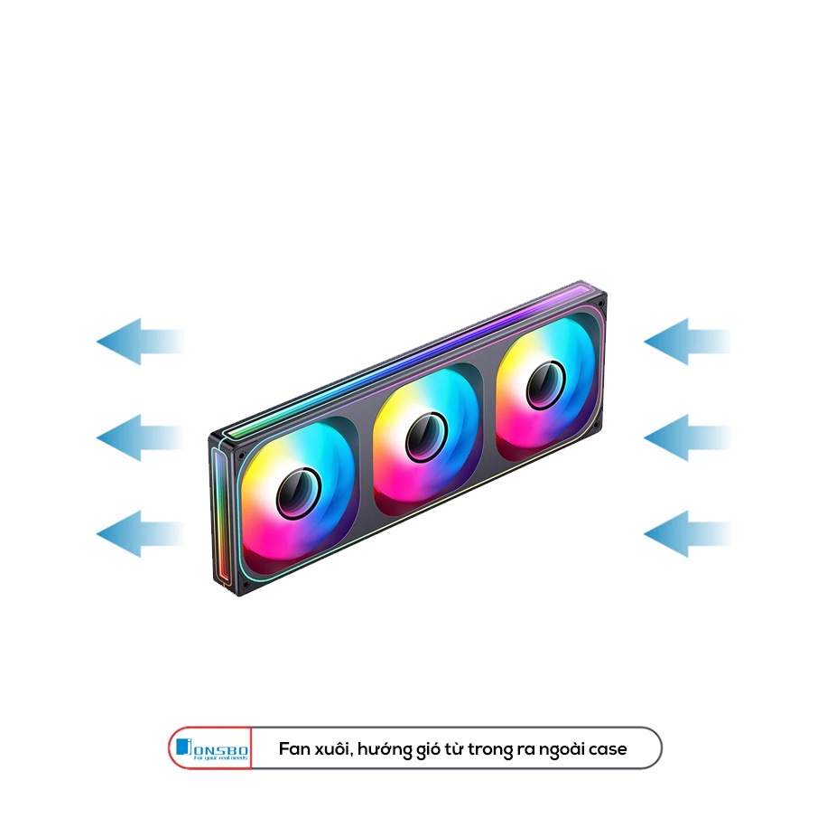 Quạt Tản Nhiệt Jonsbo ZB - 120, ZB - 240, ZB - 360 (Led ARGB)