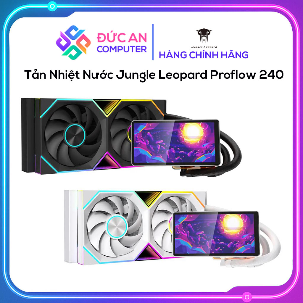 Tản Nhiệt Nước All In One Jungle Leopard Proflow 240 - Màn Hình Tùy Chỉnh 5.5 inch