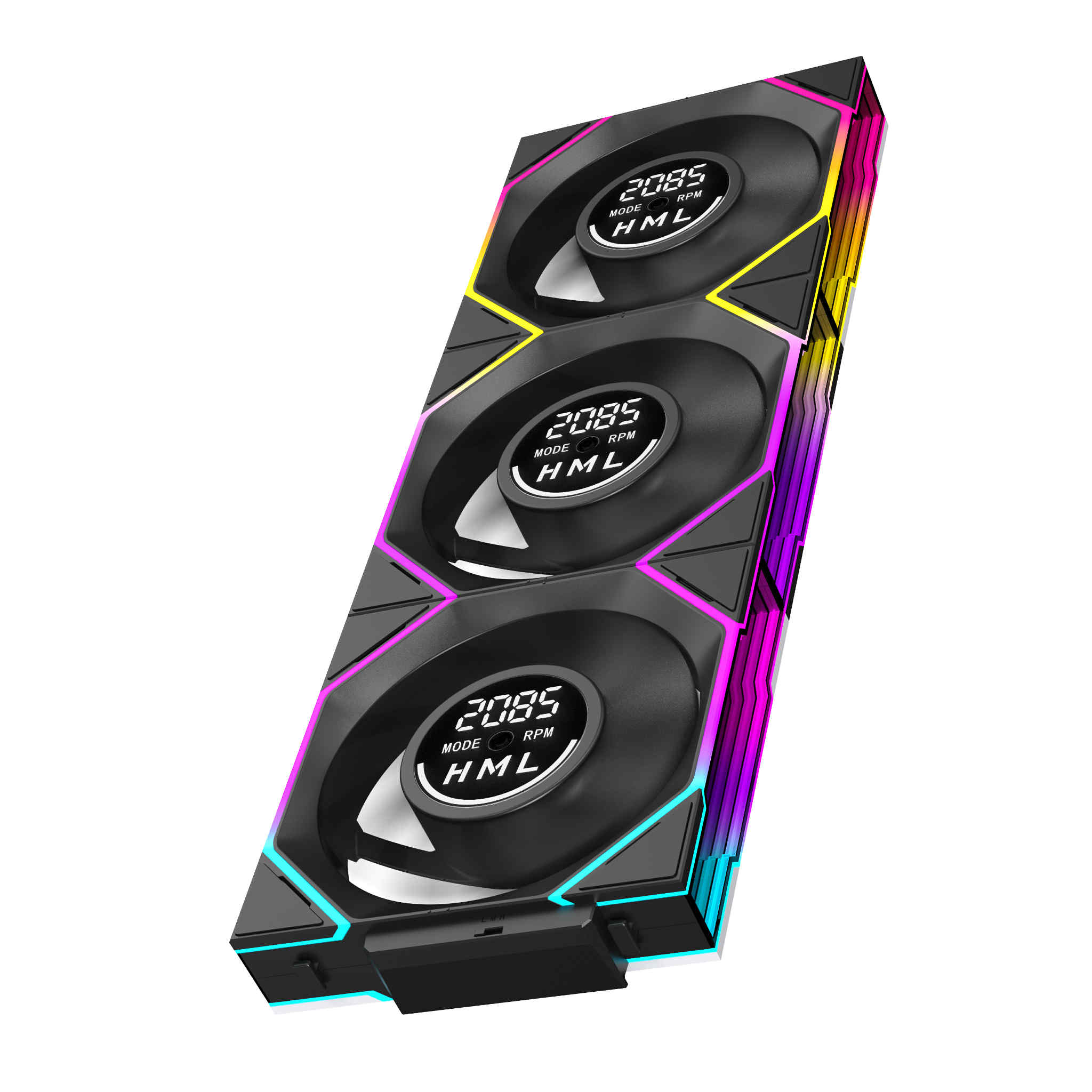 Quạt Tản Nhiệt Jungle Leopard Interstellar V4 Digital Block - Hiển Thị Tốc Độ