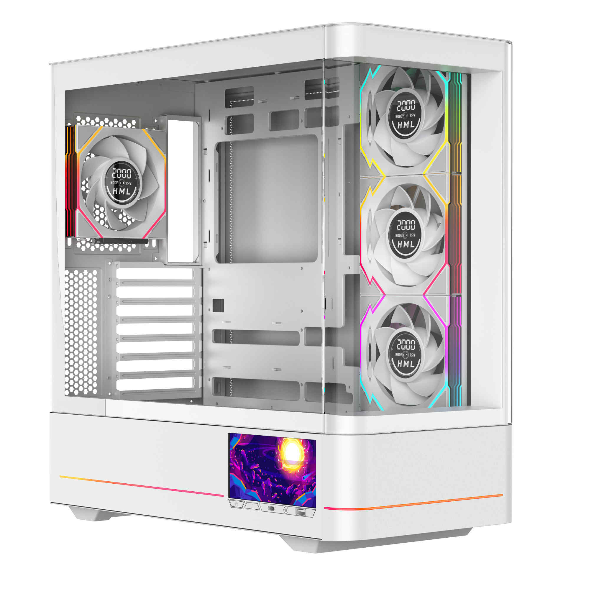 Quạt Tản Nhiệt Jungle Leopard Interstellar V4 Digital Block - Hiển Thị Tốc Độ