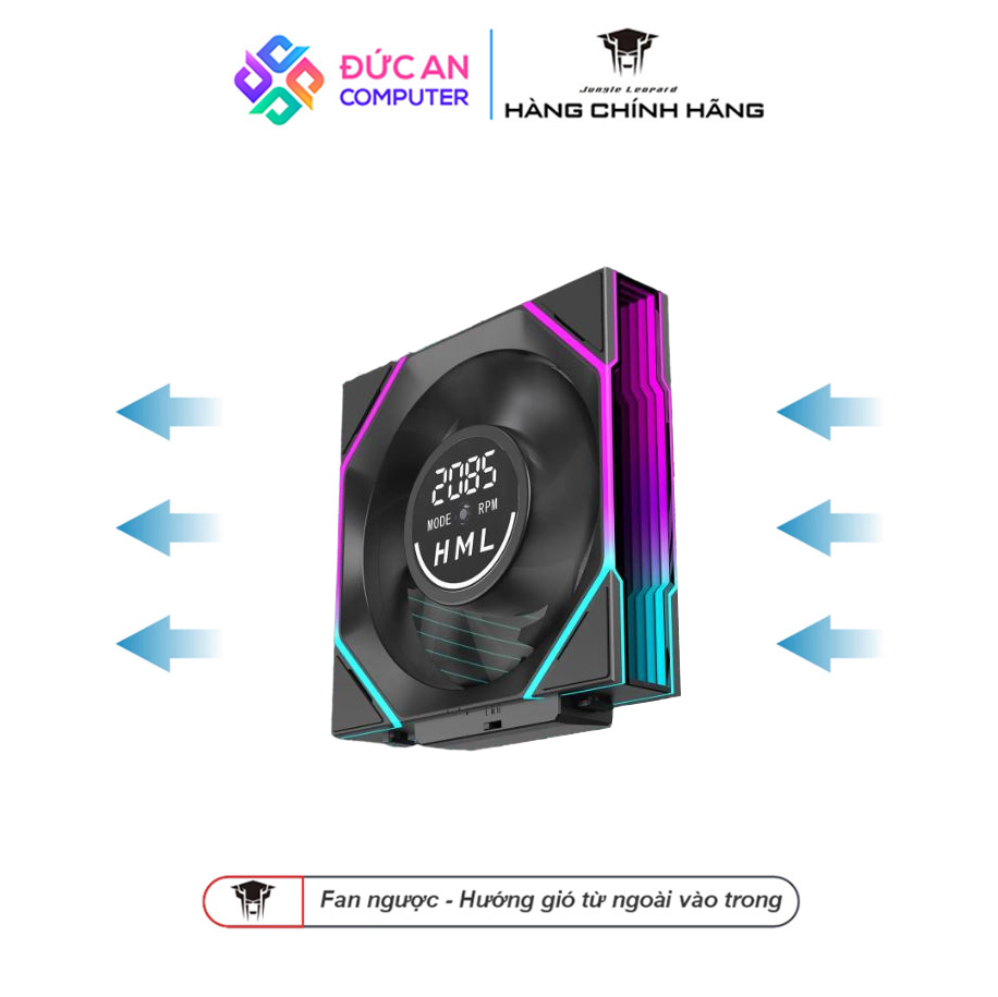 Quạt Tản Nhiệt Jungle Leopard Interstellar V4 Digital Block - Hiển Thị Tốc Độ