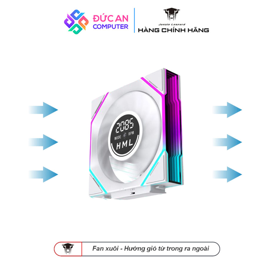 Quạt Tản Nhiệt Jungle Leopard Interstellar V4 Digital Block - Hiển Thị Tốc Độ