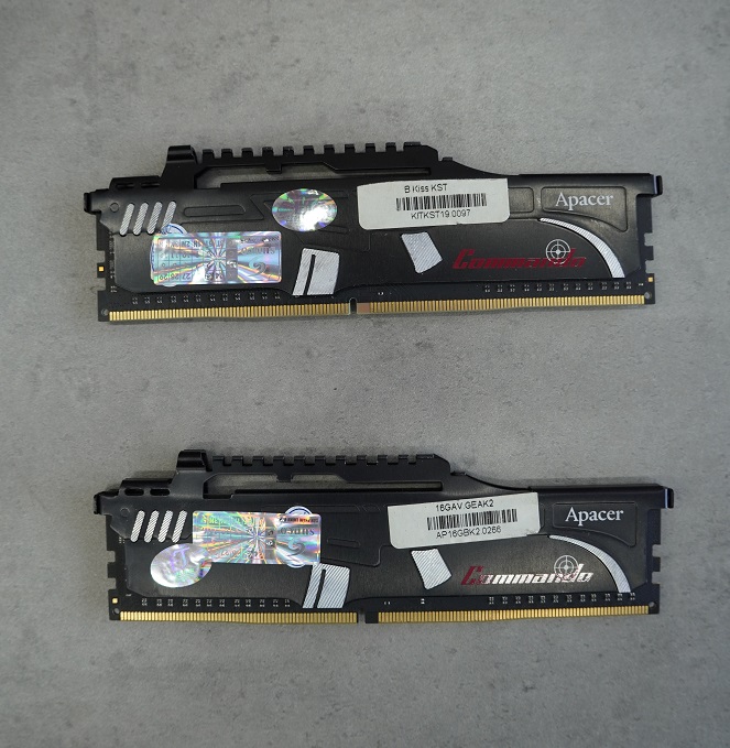 Ram Apacer Commando 8GB (1x8GB) DDR4 Bus 2666Mhz - Cũ, Đẹp