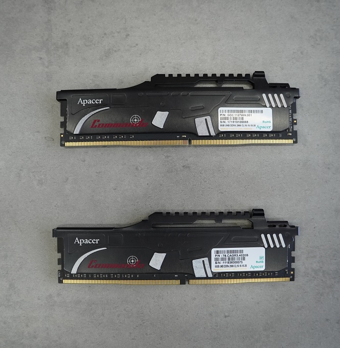 Ram Apacer Commando 8GB (1x8GB) DDR4 Bus 2666Mhz - Cũ, Đẹp