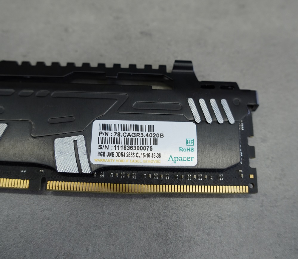 Ram Apacer Commando 8GB (1x8GB) DDR4 Bus 2666Mhz - Cũ, Đẹp
