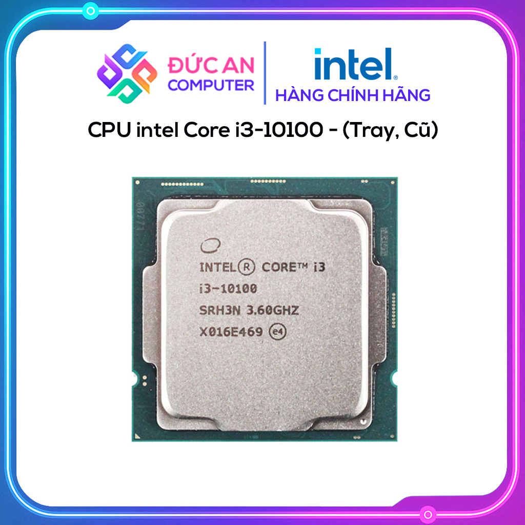 CPU intel Core i3-10100 - (Tray, Cũ)