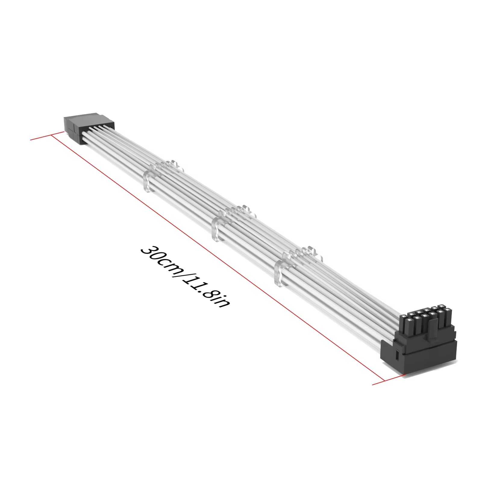 Dây Nguồn Nối Dài ColorFul Mod Pro 12+4 Pin Đảo Góc 90 Độ