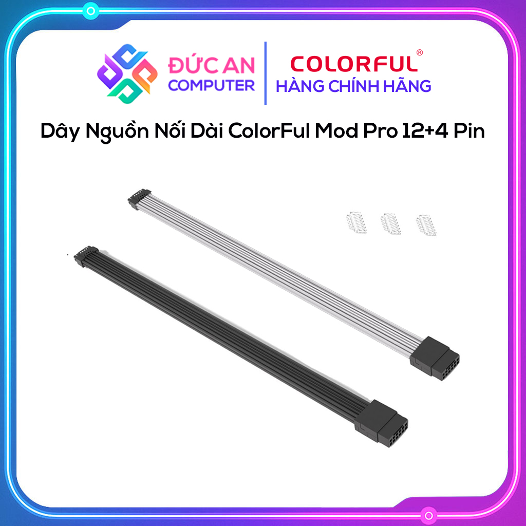 Dây Nguồn Nối Dài ColorFul Mod Pro 12+4 Pin