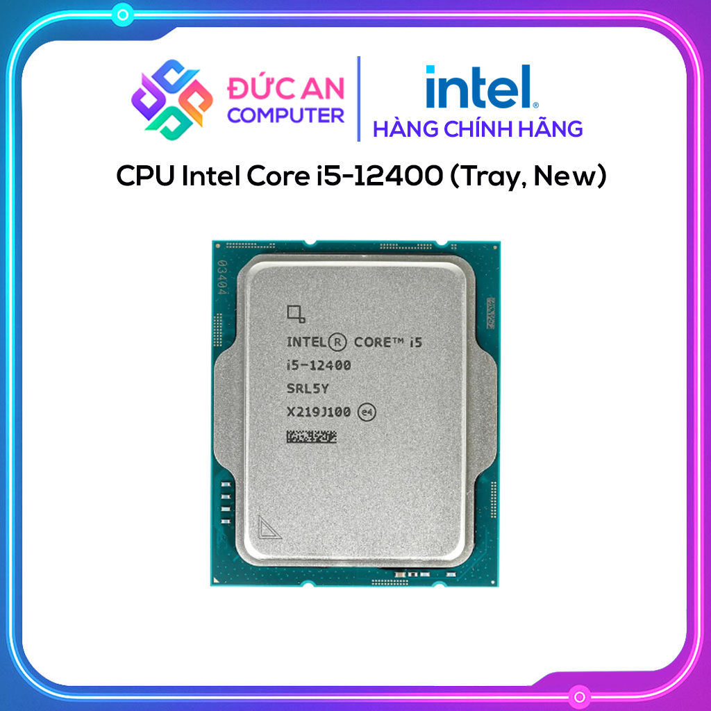 CPU Intel Core i5-12400 (Tray, New)