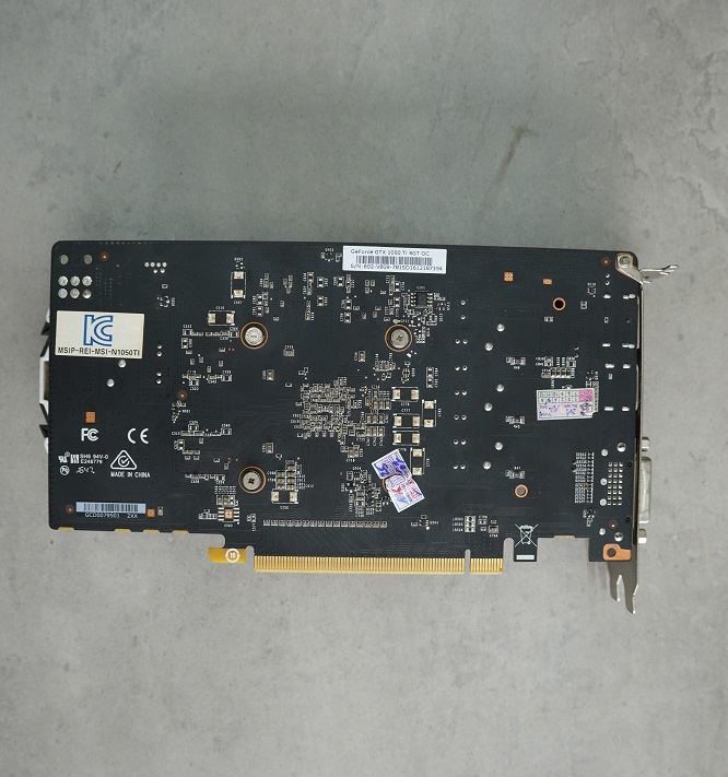 Card Màn Hình MSI 1050 Ti 4GB DDR5 - Cũ
