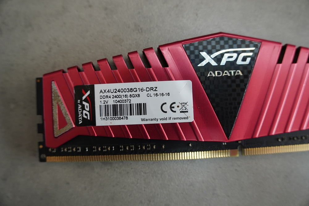 Ram Adata XPG Z1 8GB DDR4 2400 (AX4U2400W8G16-DRZ) - Cũ
