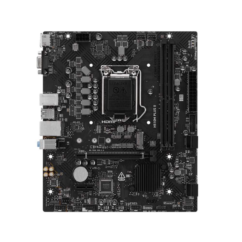 Mainboard MSI H510M PLUS II (Intel H510/ Intel LGA 1200/ M-ATX/ 2 Khe Ram)