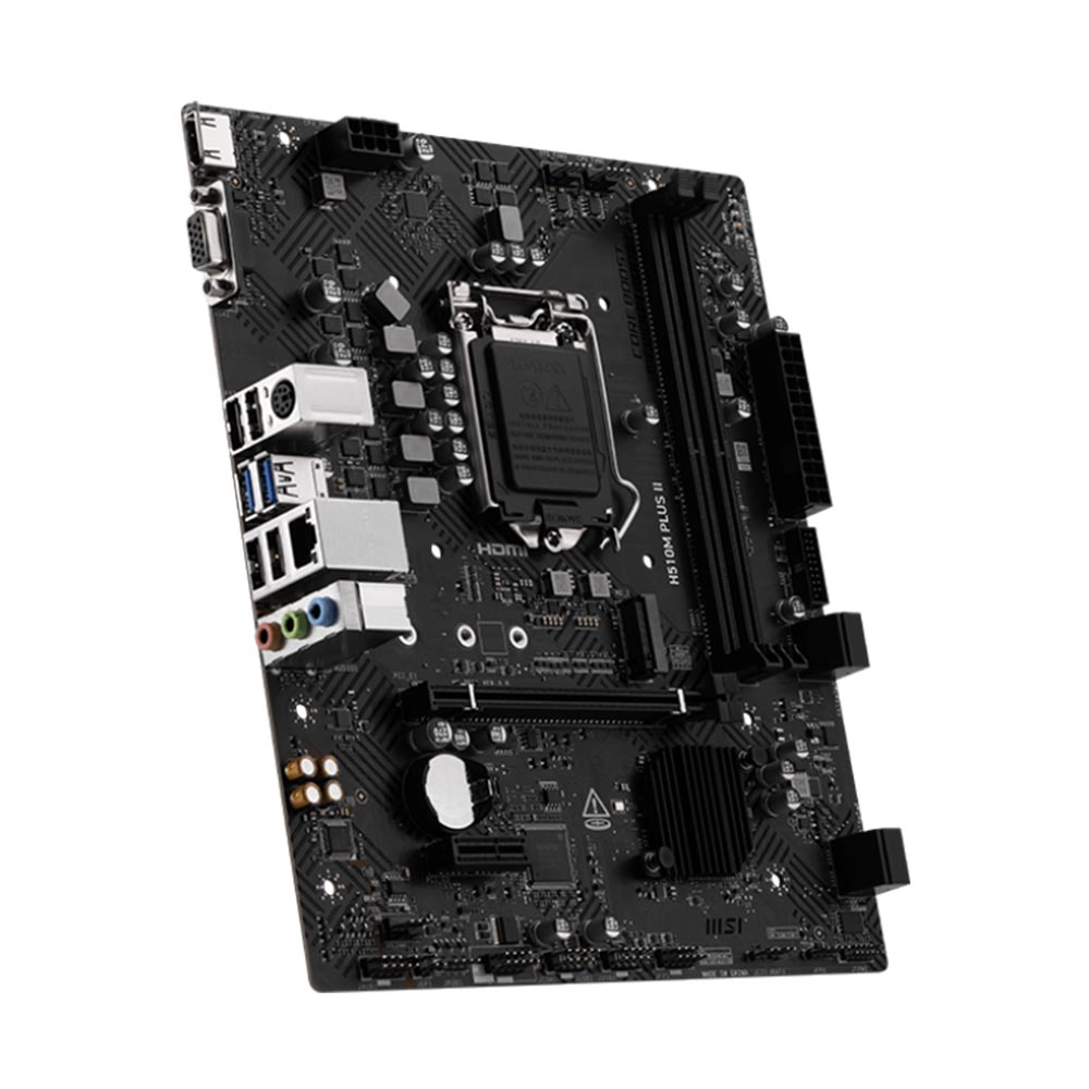 Mainboard MSI H510M PLUS II (Intel H510/ Intel LGA 1200/ M-ATX/ 2 Khe Ram)