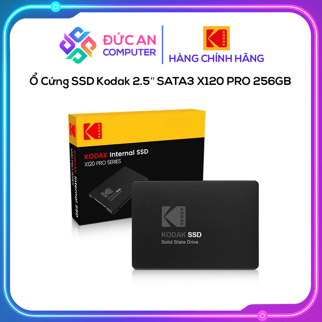 Ổ Cứng SSD Kodak 2.5″ SATA3 X120 PRO - 256GB