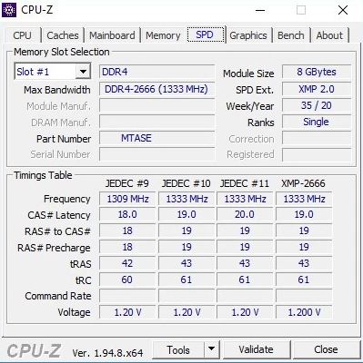 Ram MTASE DDR4 8GB Bus 2666Mhz - Tản Đỏ