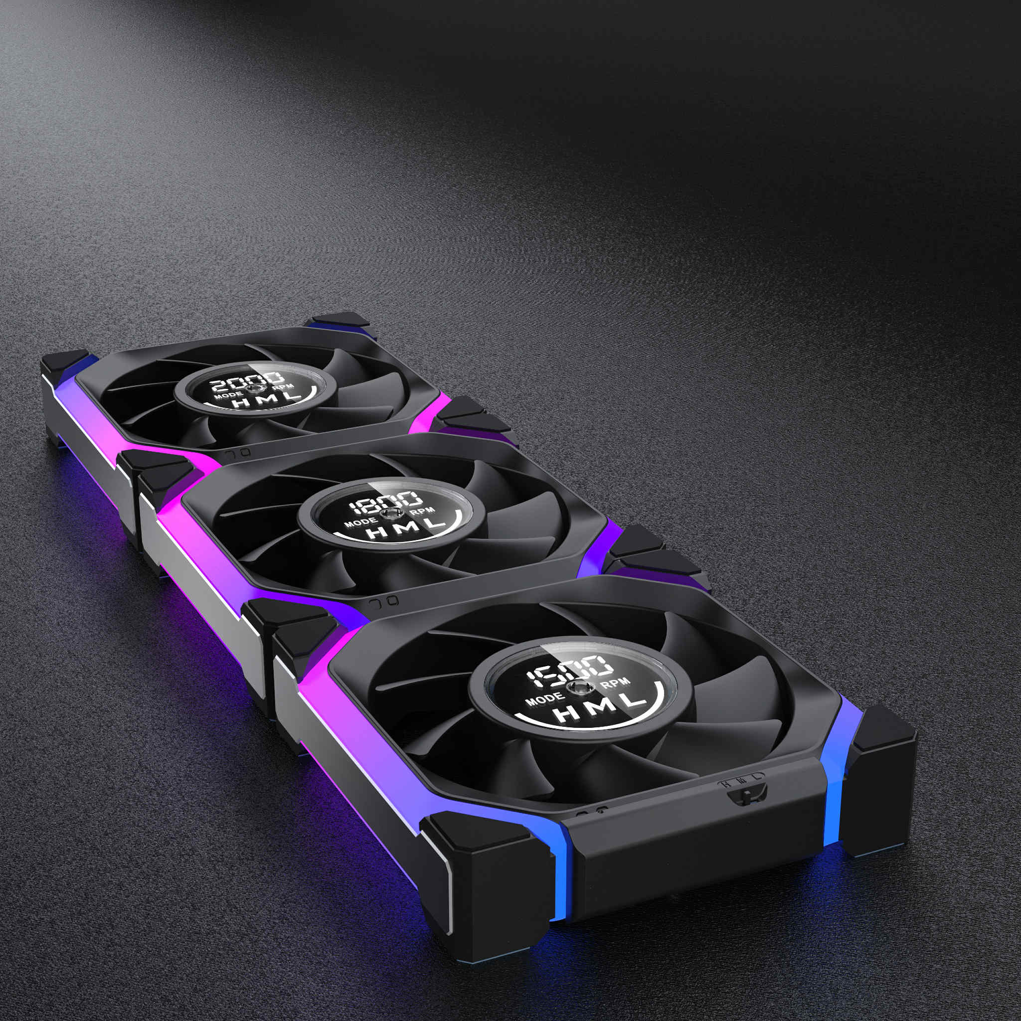 Quạt Tản Nhiệt Jungle Leopard Galaxy V2 Digital Block - Hiển Thị Tốc Độ