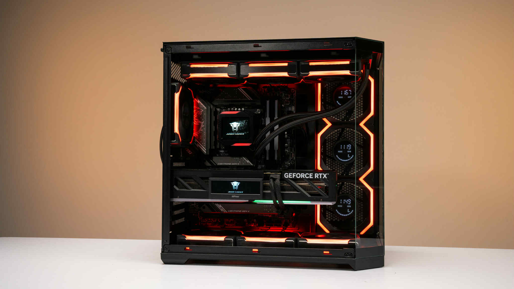 Quạt Tản Nhiệt Jungle Leopard Galaxy V2 Digital Block - Hiển Thị Tốc Độ