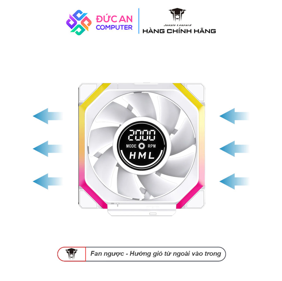 Quạt Tản Nhiệt Jungle Leopard Galaxy V2 Digital Block - Hiển Thị Tốc Độ