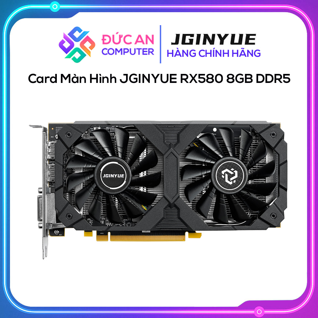 Card Màn Hình JGINYUE RX580 8GB DDR5