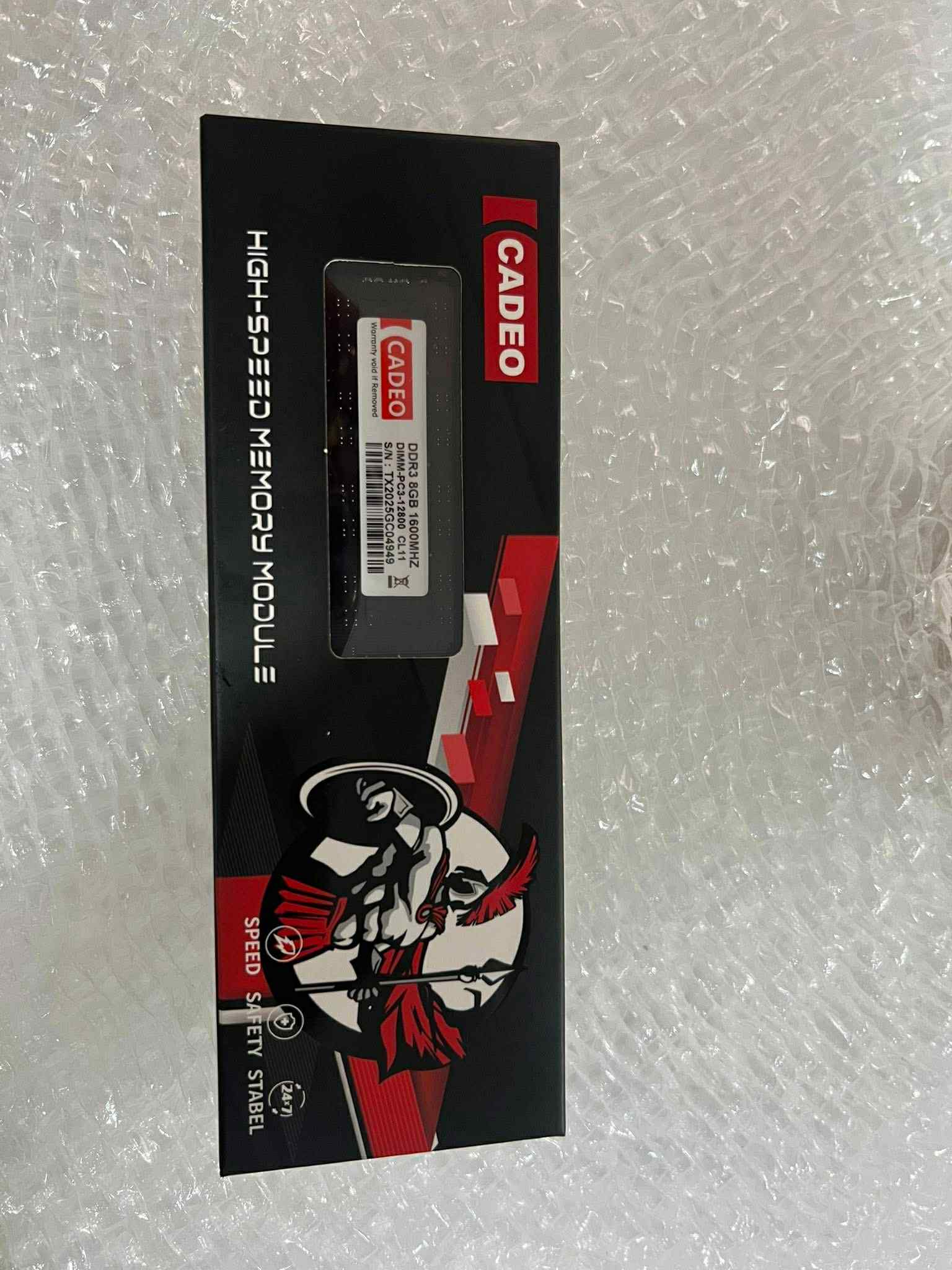 Ram CADEO 8GB DDR3 Bus 1600Mhz